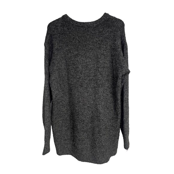 Old Navy Women’s Go-Recycled Grey Crew Neck Sweater Tunic Oversized Size M Tall - Picture 1 of 5